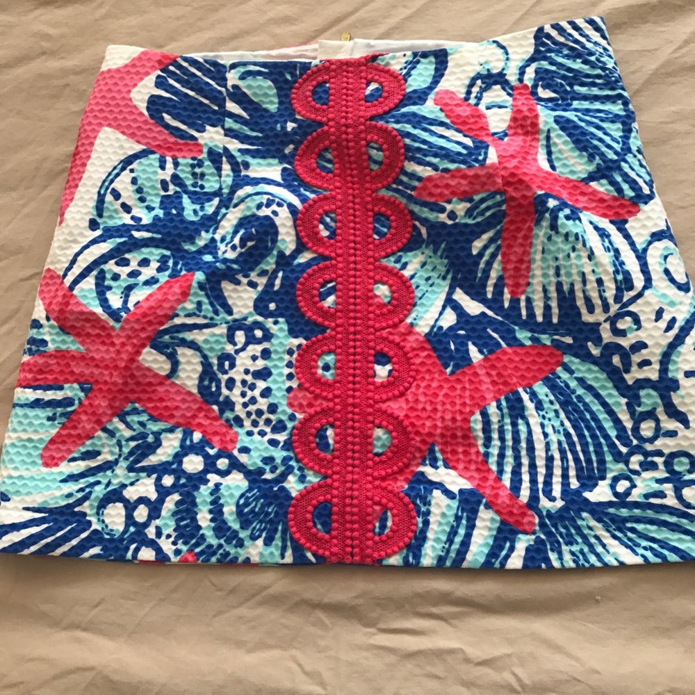 Illy Pulitzer Tate skirt she she shells size 2